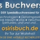 Eine Werbung für eine Firma namens OSIRIS BUCHVERSAND.