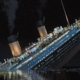 Ein Gemälde des Untergangs der Titanic