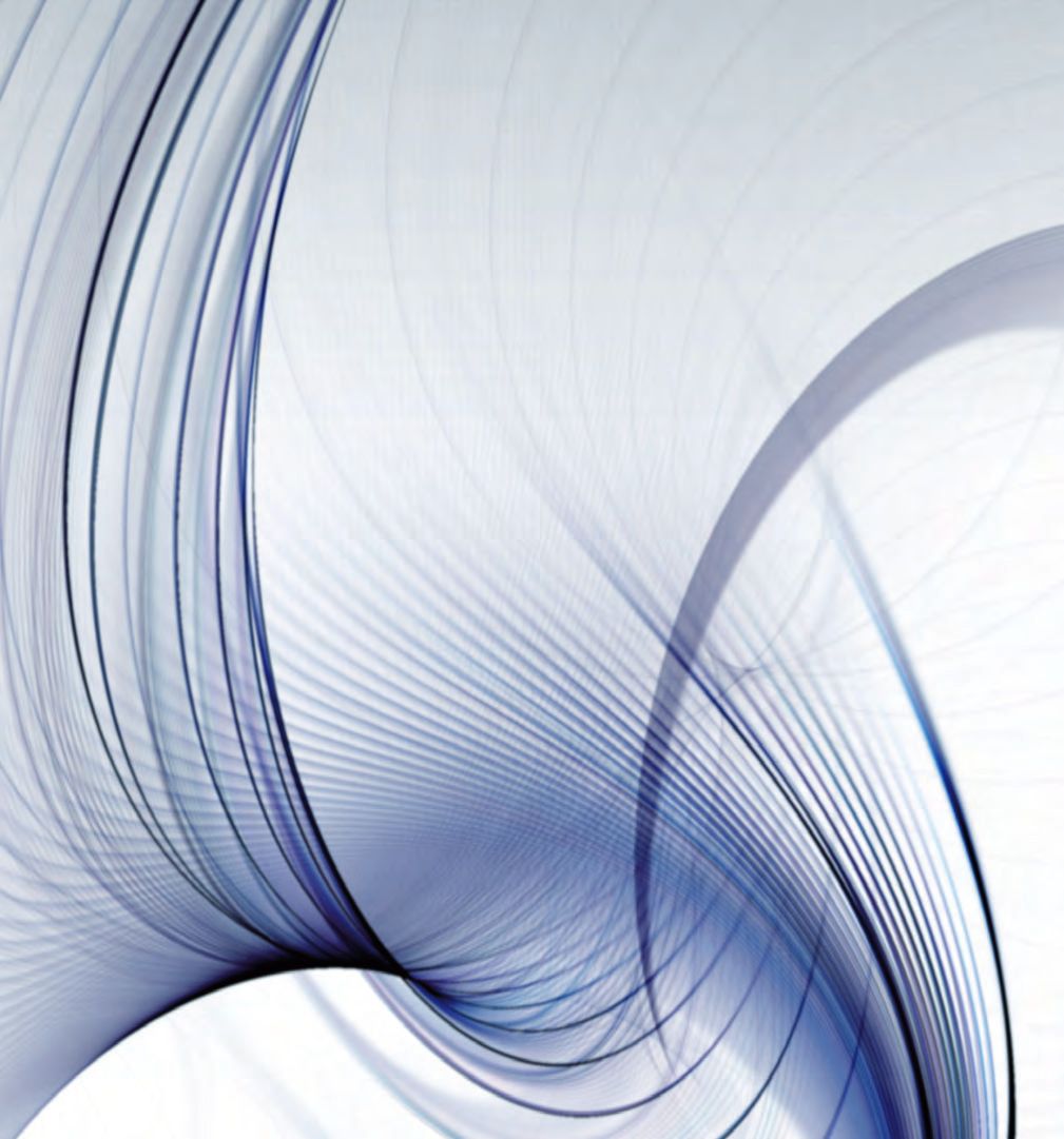 Ein Computer erzeugte ein Bild von einem blau-weißen abstrakten Hintergrund.