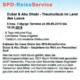 Eine Liste der Dienstleistungen für den Dienst in verschiedenen Sprachen.