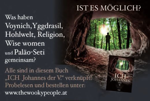 Ein Buchcover mit einem Mann im Wald.