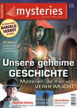Ein Fremdsprachenbuch namens Mysteries mit einem Mann im Hut.