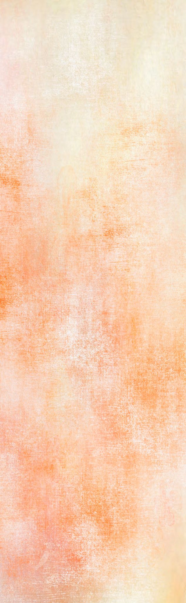 Ein Bild einer weißen und orangefarbenen Wand.
