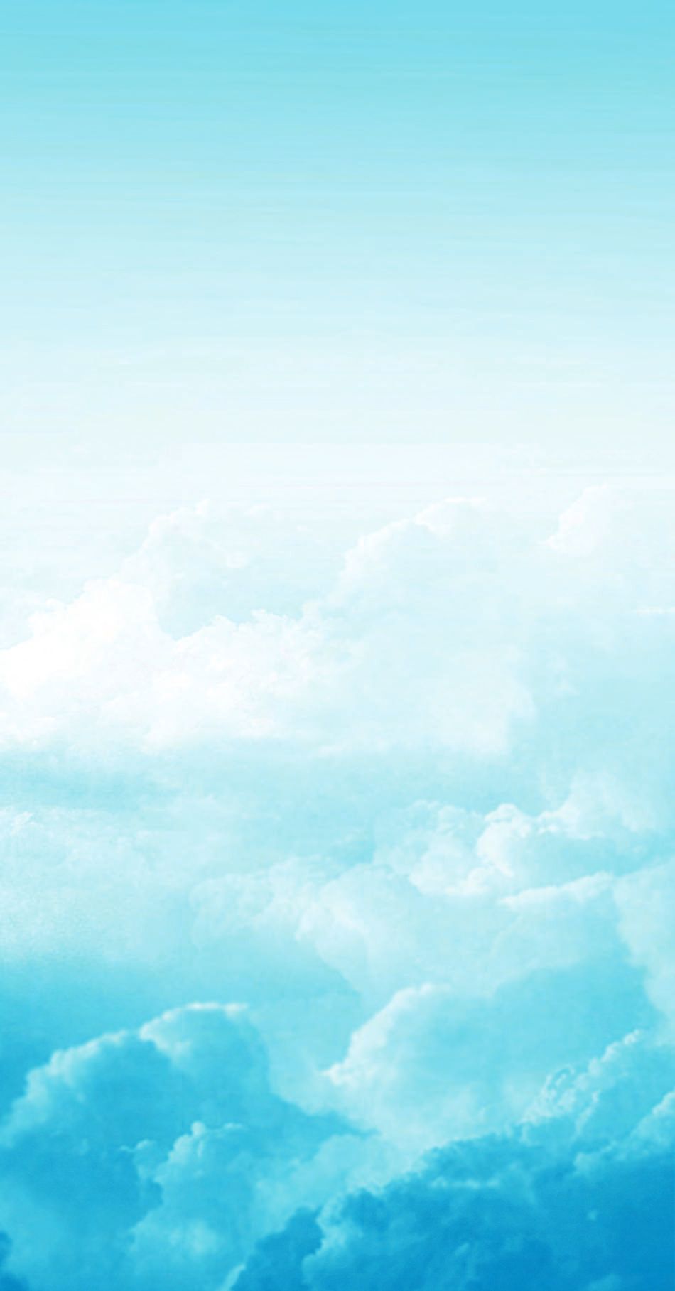 Wolken am Himmel auf blauem Hintergrund