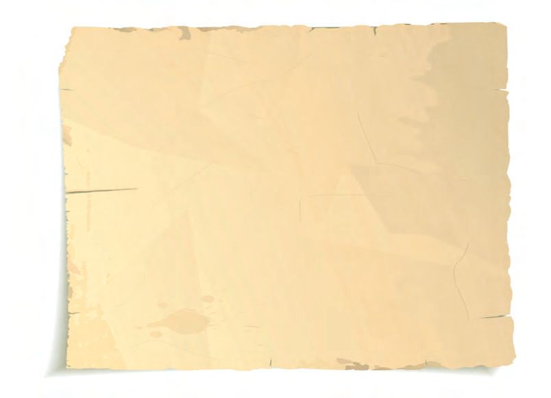 ein Stück Papier mit einem Loch darin
