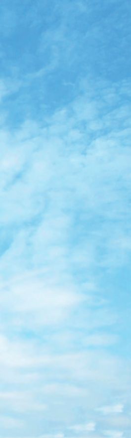 Ein blauer Himmel mit Wolken.