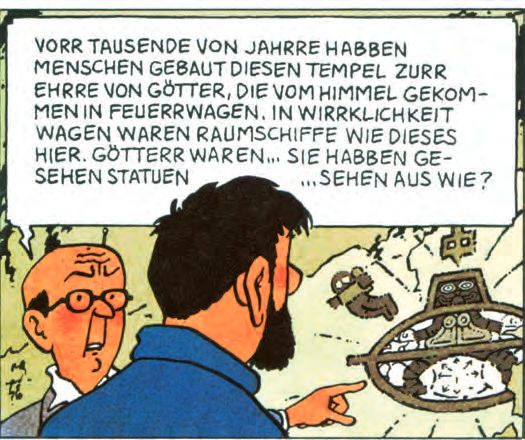 Ein Karikatur von zwei Männern, die sich eine Karte ansehen.