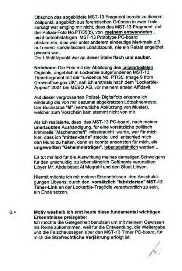 Ein Text, der auf Deutsch geschrieben ist, wird in einer Fremdsprache gezeigt.