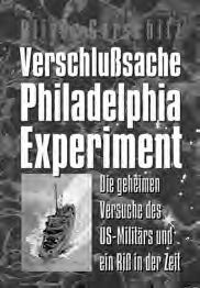 Auf einem Plakat für das Experiment in Philadelphia steht ein Schiff.