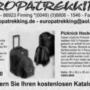 Ein Plakat mit einer Reihe von Bildern eines Rucksakens darauf.