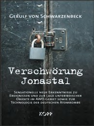 Ein Plakat mit einem Schloss, auf dem geschrieben steht: Verschworung Jonastal.