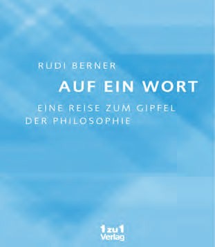 ein blauer Hintergrund mit den Worten auf ein Wort