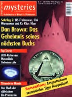 Ein Magazin-Abschlag mit einem Bild einer Münze darauf.