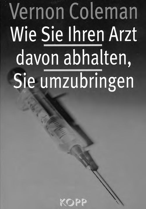 Ein schwarz-weißes Foto mit den Worten "Vernon Coleman".